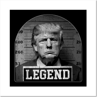 Trump 2024 Mugshot President Legend Trump mugshot 2024 Posters and Art